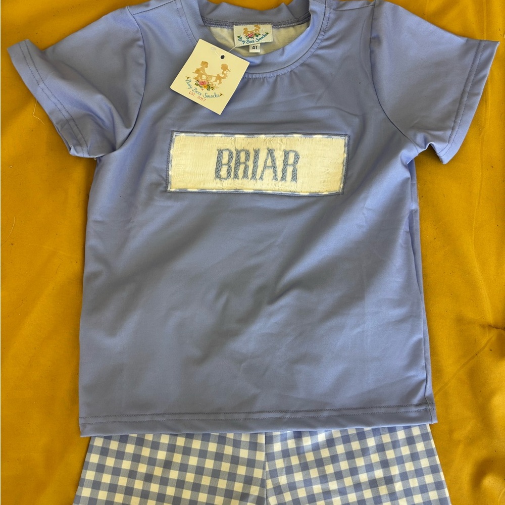 Busy Bees Smocks Briar Short Set